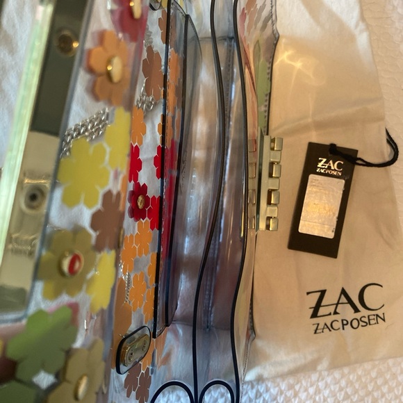 Zac Posen Bags Zac Posen Clear Eatha Rainbow Bag Adjustable Chain